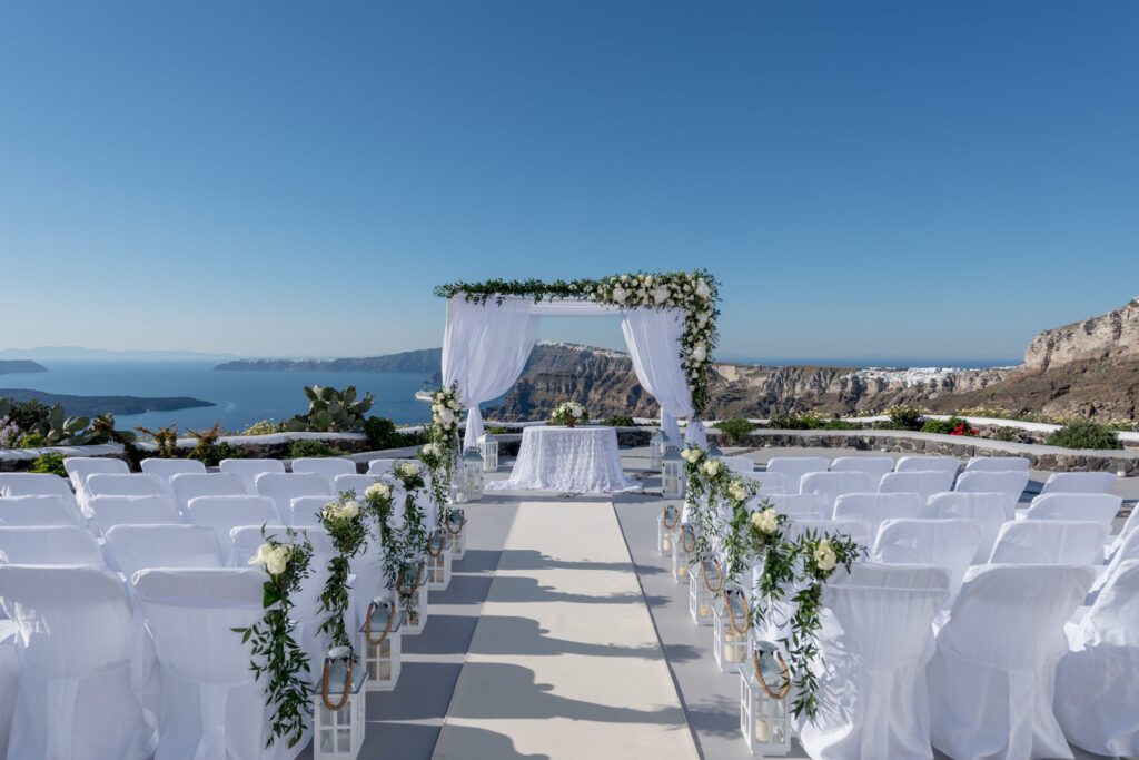 Venetsanos Winery wedding venue in Santorini